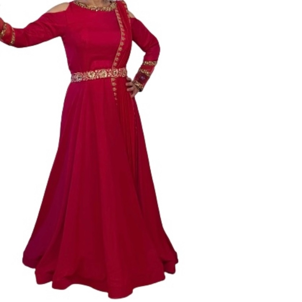 Stunning Anarkali Bollywood Outfit, size 38 (size 2 US) - Picture 3 of 11